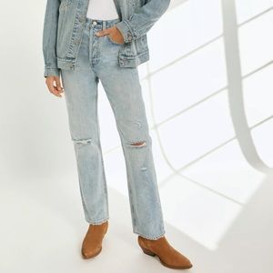 Aritzia, Denim Forum. The Joni High Rise Loose 29L. BNWT